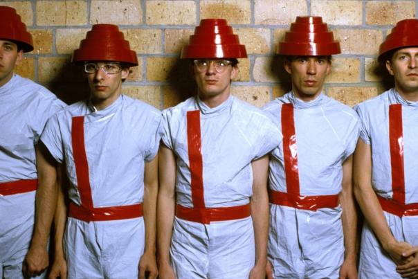 Photo of band Devo