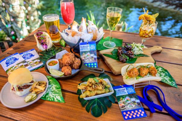 Promotional image for SeaWorld Orlando's Seven Seas Food Festival.