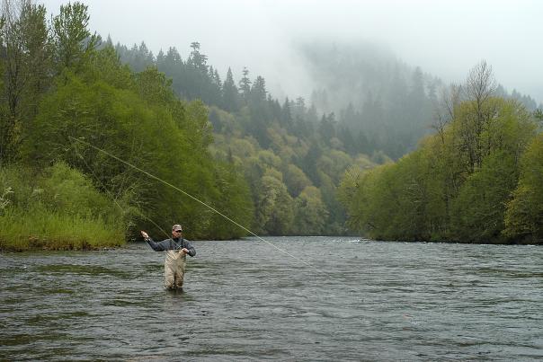 Fly Fishing on the McKenzie by Alex Morley