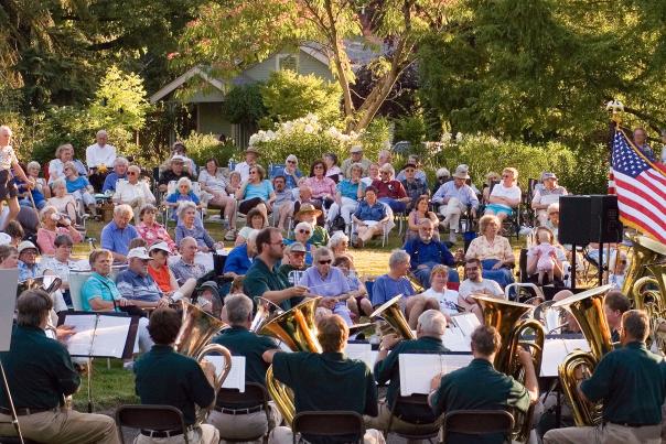 Concert at Washburn Park in Eugene by Jamie Hooper