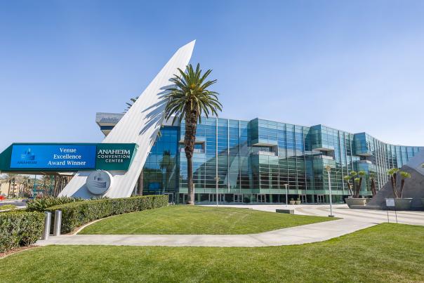 Northern Exterior Of The Anaheim Convention Center