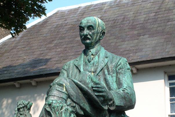 Thomas Hardy statue in Dorchester, Dorset