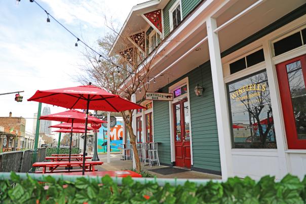 Front Patio Of  Wintzell's Oyster House In Mobile, AL
