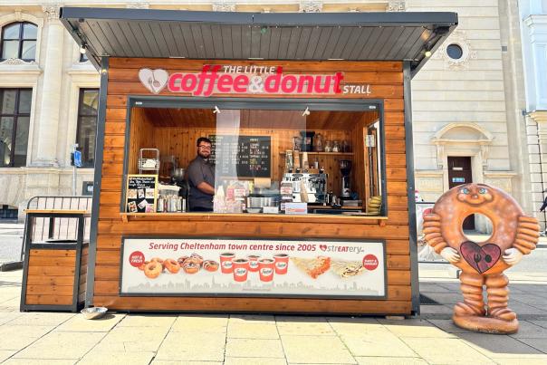 The Little Coffee & Donut Stall, Cheltenham, High Street