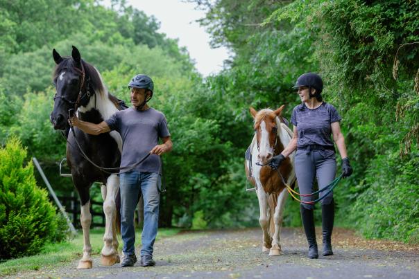 Horseback Riding - Couple - April Greer