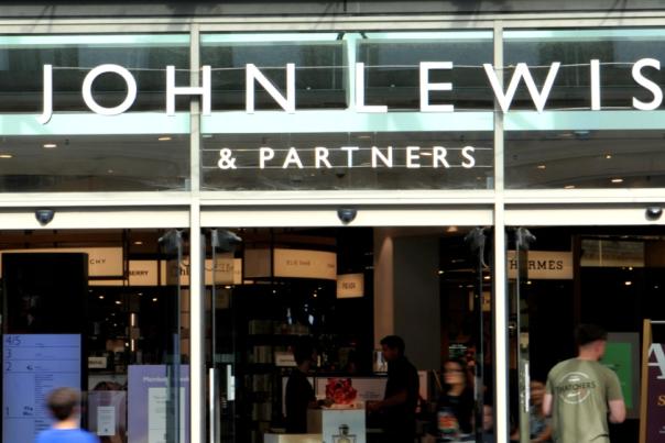 The John Lewis entrance on Cheltenham High Street