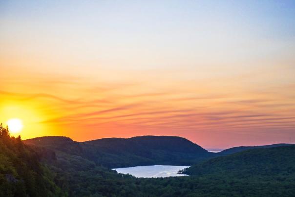 Sunrise at Lake of the Clouds, located in the Upper Peninsula of Michigan