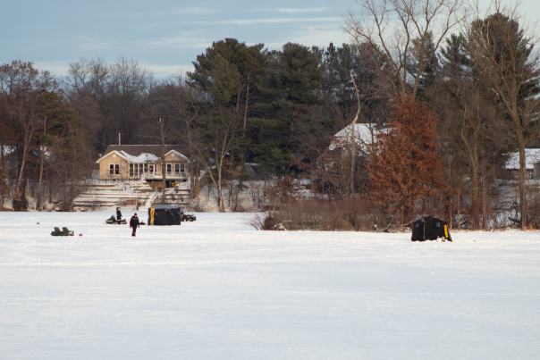 ice fishing