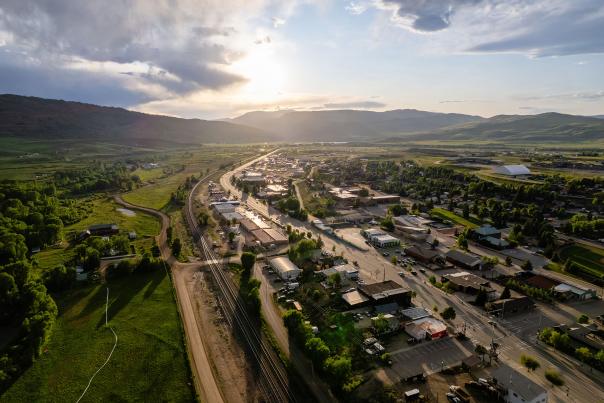 Town of Granby, Colorado - Aerial Summer