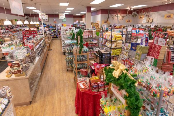 inside of sweet dreams confections store