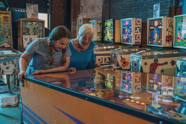 Family-friendly competition at the Pinball Museum