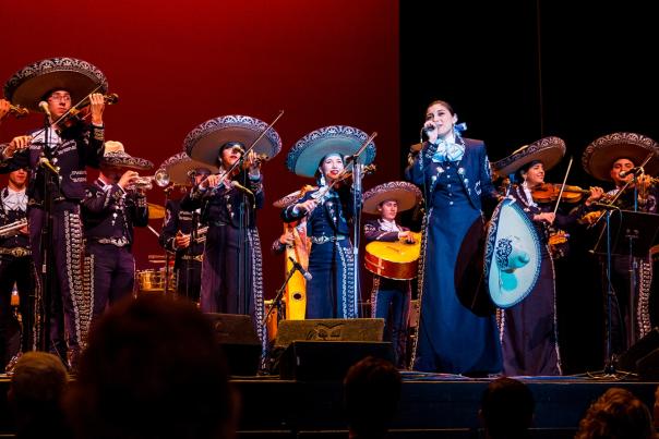 Mariachi Musicians Onstage