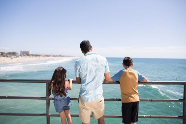 Family on the Pier