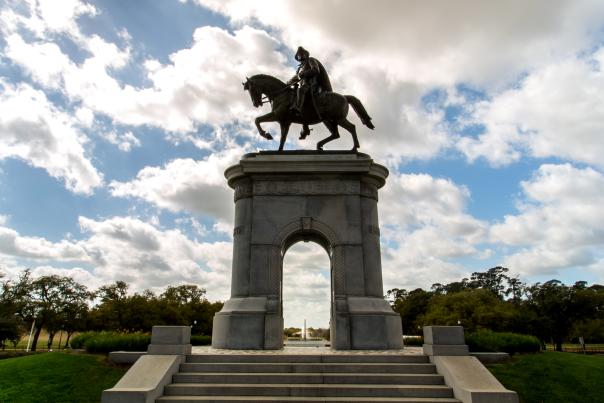 Sam Houston Statue at Museum District