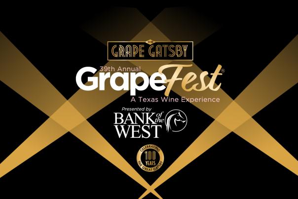 Header graphic for GrapeFest 2025 in Grapevine, Texas