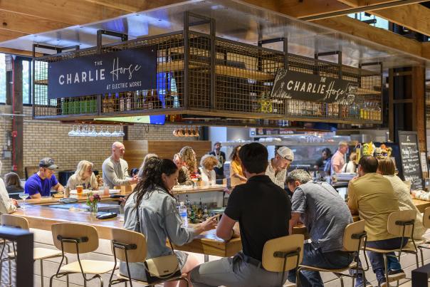 The Charlie Horse Bar at Union Street Market at Electric Works