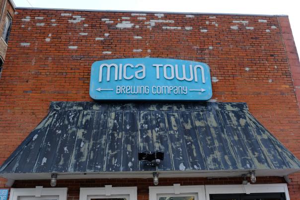 Mica Town Brewing - Sign
