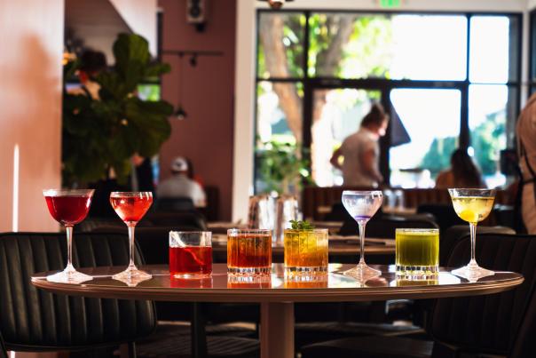 View of Drinks at Bin 707 Foodbar