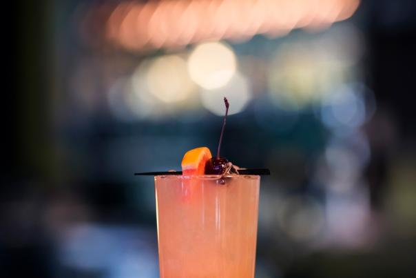 top half of a cocktail drink