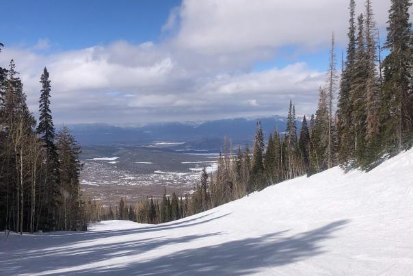 Lanscape of Grand Mesa from Ski Slopes