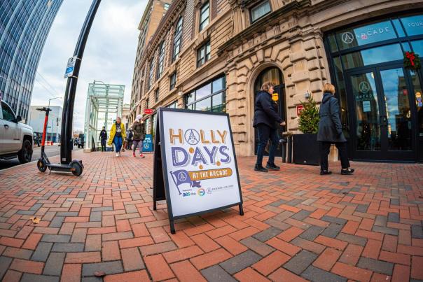 Holly Days at the Dayton Arcade