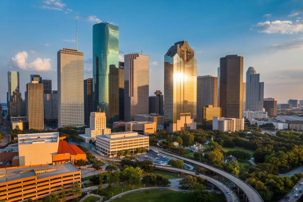 Downtown Skyline Evening