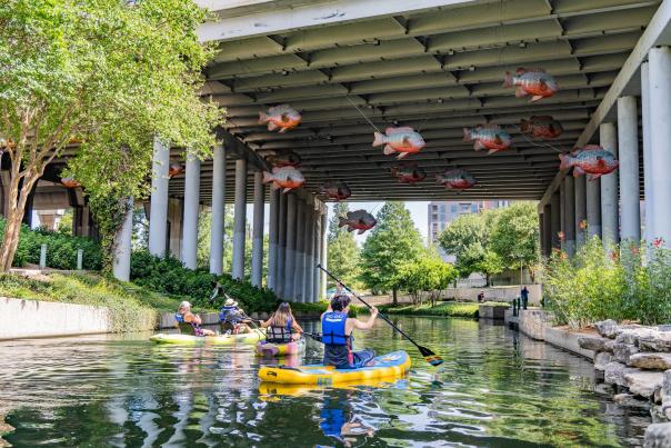Kayaking on the San Antonio River Walk