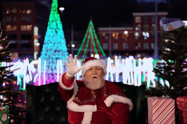 Santa at Bright Nights