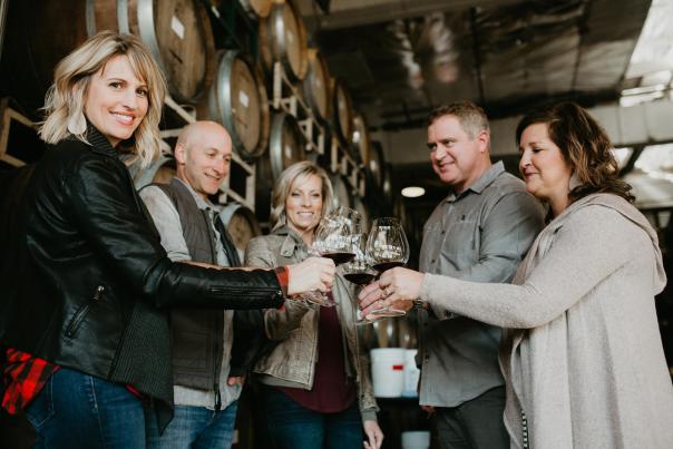 Cellar Season barrel tasting at Elizabeth Chambers Cellars.