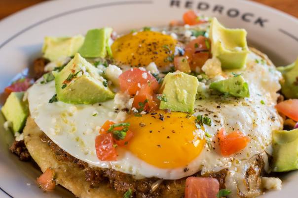 Huevos Rancheros for Brunch from Redrock Canyon Grill