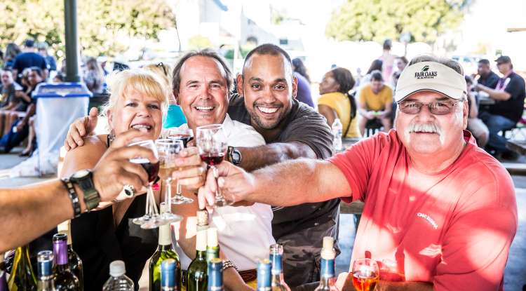Friends at Fredericksburg Food & Wine Fest