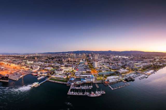 Jack London Square Aerial Photo