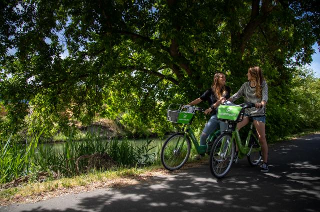 Biking Jordan River Parkway