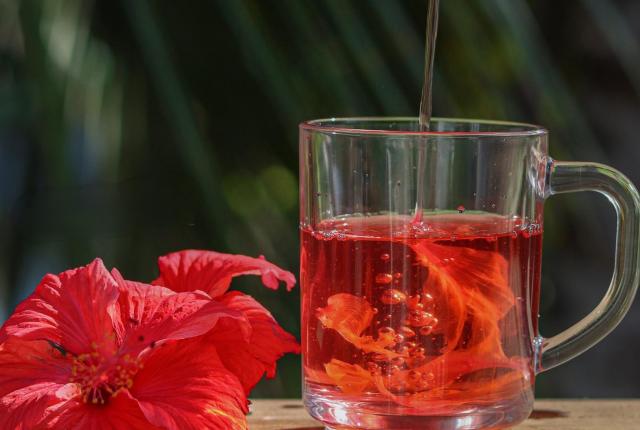 The refreshing Agua de Jamaica (Hibiscus Water) is served throughout Mexico.