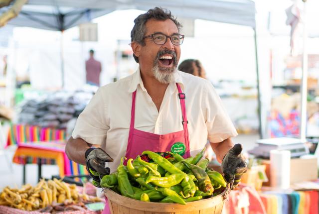 Matt Romero, Chile Roaster, Dixon, New Mexico Magazine