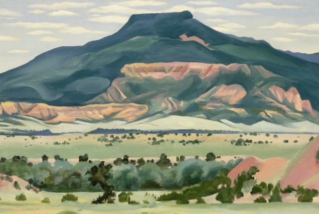 Georgia O’Keeffe’s My Front Yard, Summer 1941 painting inspires our decor, New Mexico Magazine
