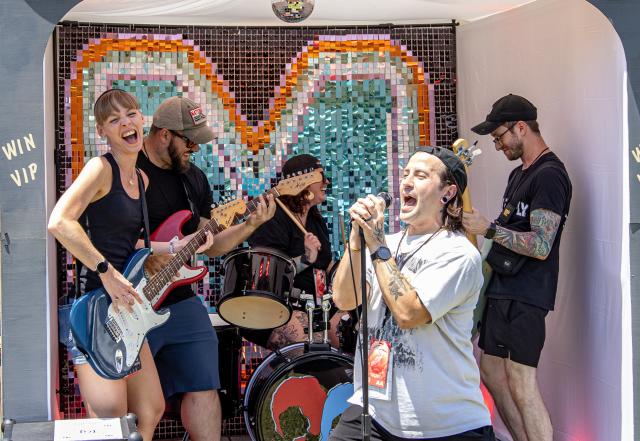 Singers performing at Let's Go Music Festival