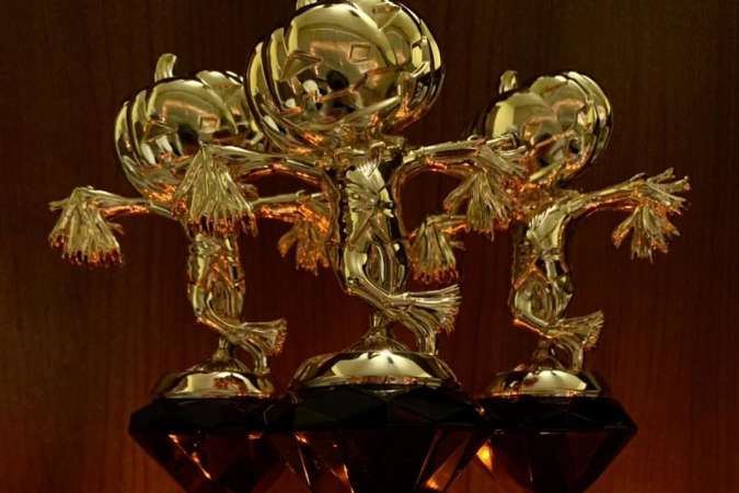 2022 Pumpkin Trophies for the Halloween Holiday Lights Tour
