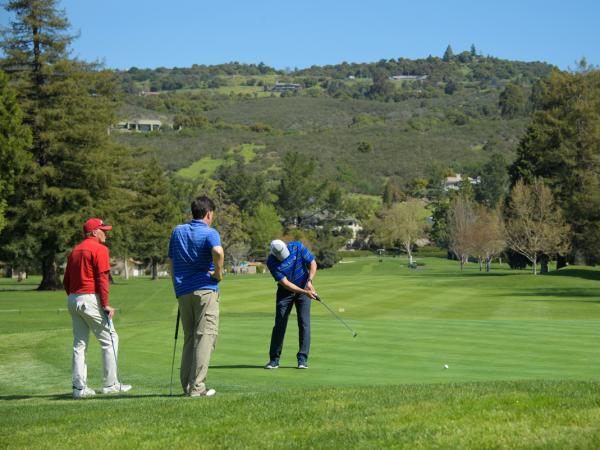 Guys Golfing in Napa Valley