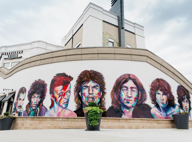 Rock Legends Mural at The Gateway