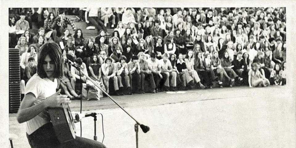 Jimmy LaFave Playing at C.E. Donart High School Assembly