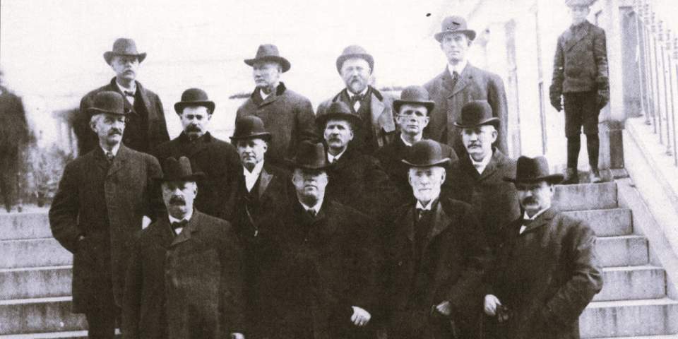 Oklahoma Delegation Seeking Statehood in 1905