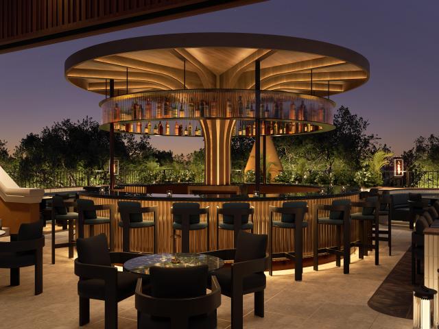 Above All Else, Patio Bar Rendering