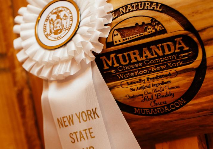 NYS Fair Award Ribbon for Muranda Cheese