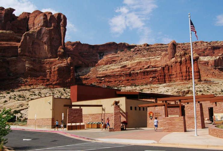 Visitors Center for Arches at Park Entrance