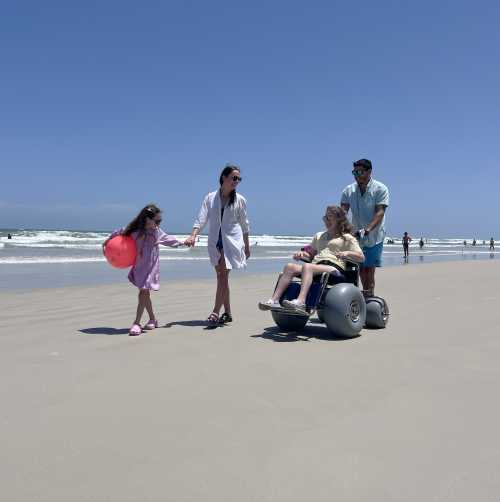 Beach Wheelchair - Family