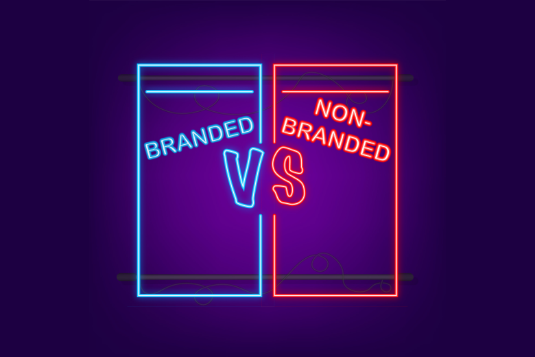 neon signs branded vs non-branded