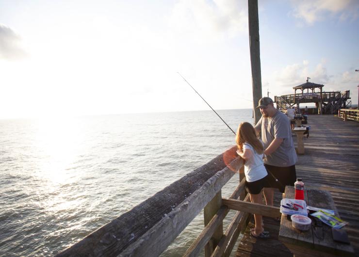 Fishing on the Pier