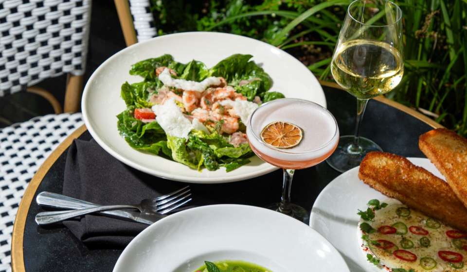 Outdoor Dining and Cocktails at The Chloe