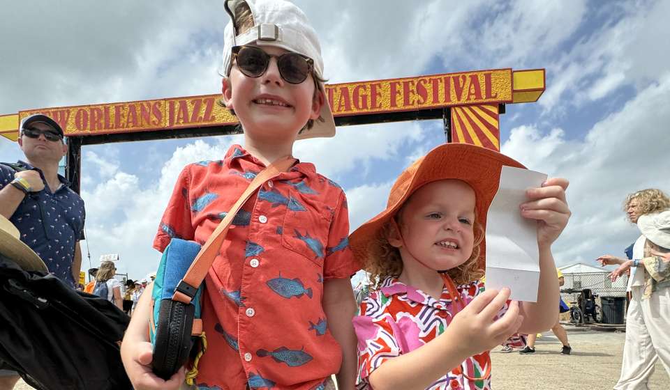 Kids at Jazz Fest